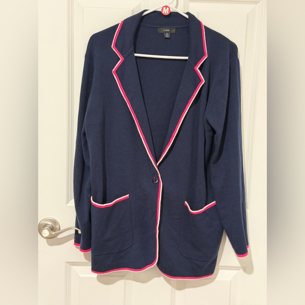 J.Crew wool cotton blend boyfriend sweater.